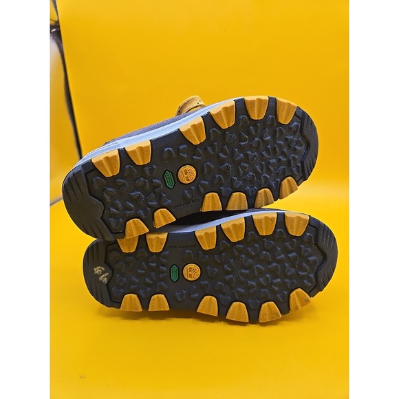 Timberland Earthkeeper GT Scramble Mid Nubuck Size 7 Gray Yellow Kids Boots Exc - Picture 5 of 7